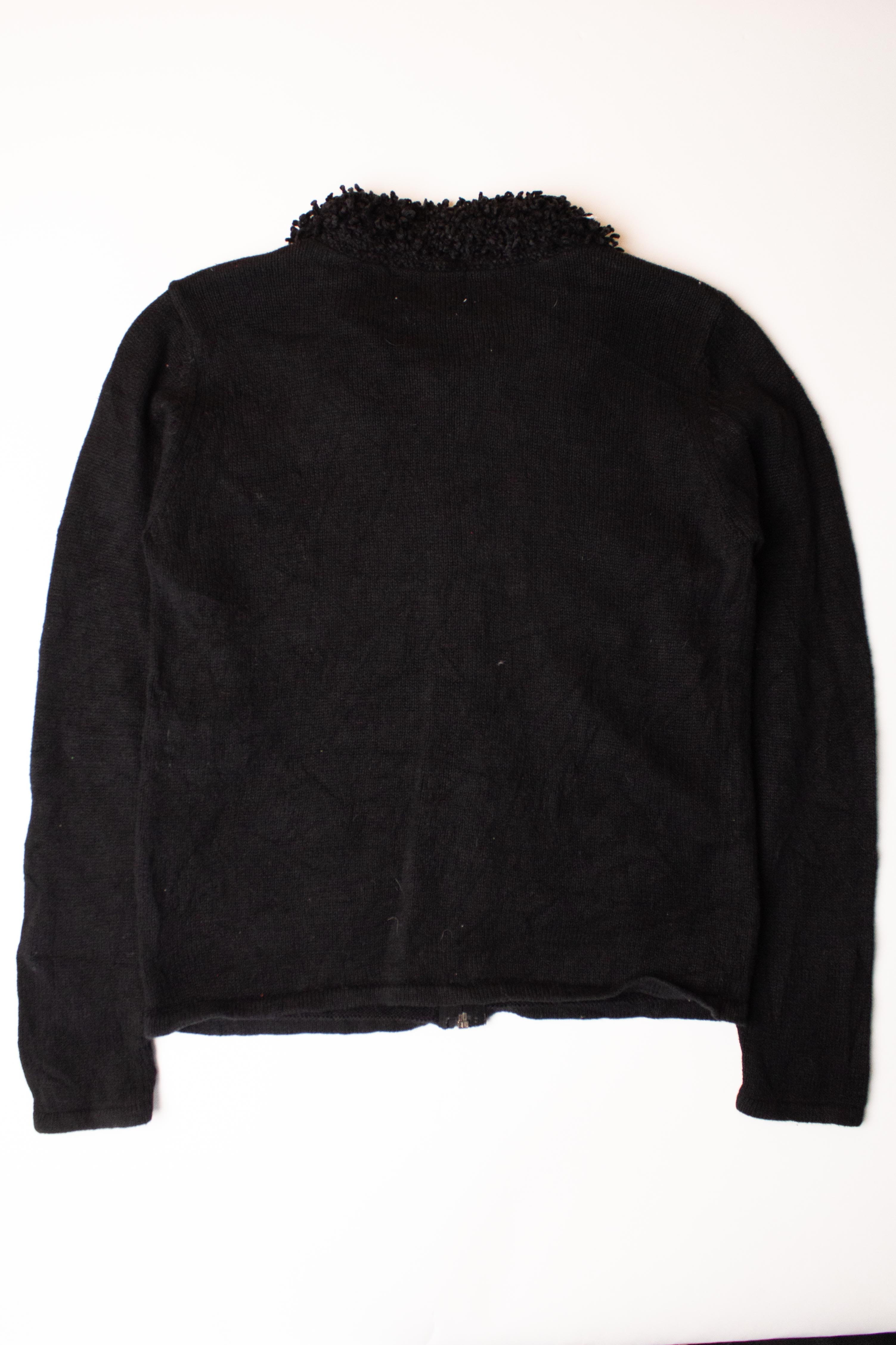 Kids Black Ugly Christmas Cardigan 63918
