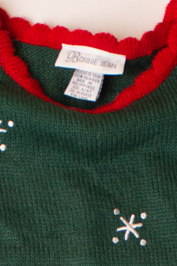 Kids Green Ugly Christmas Dress 63919