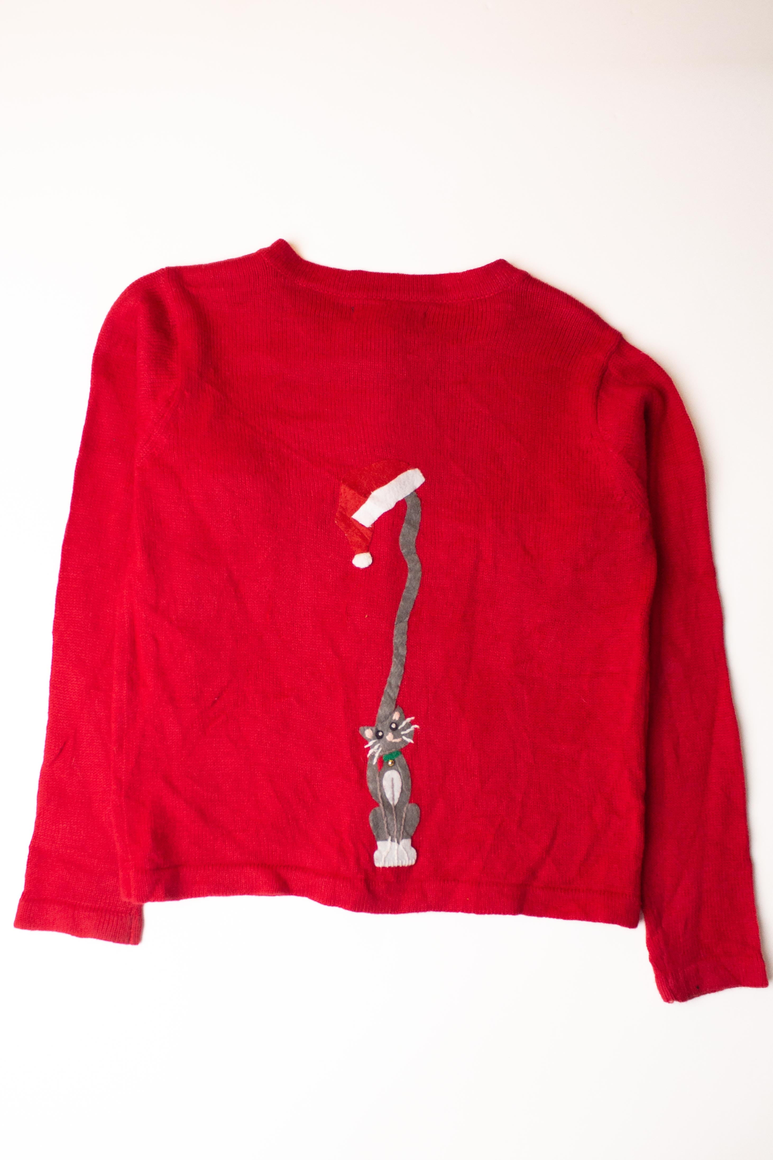 Kids Red Ugly Christmas Cardigan 63924