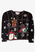 Kids Black Ugly Christmas Cardigan 63927