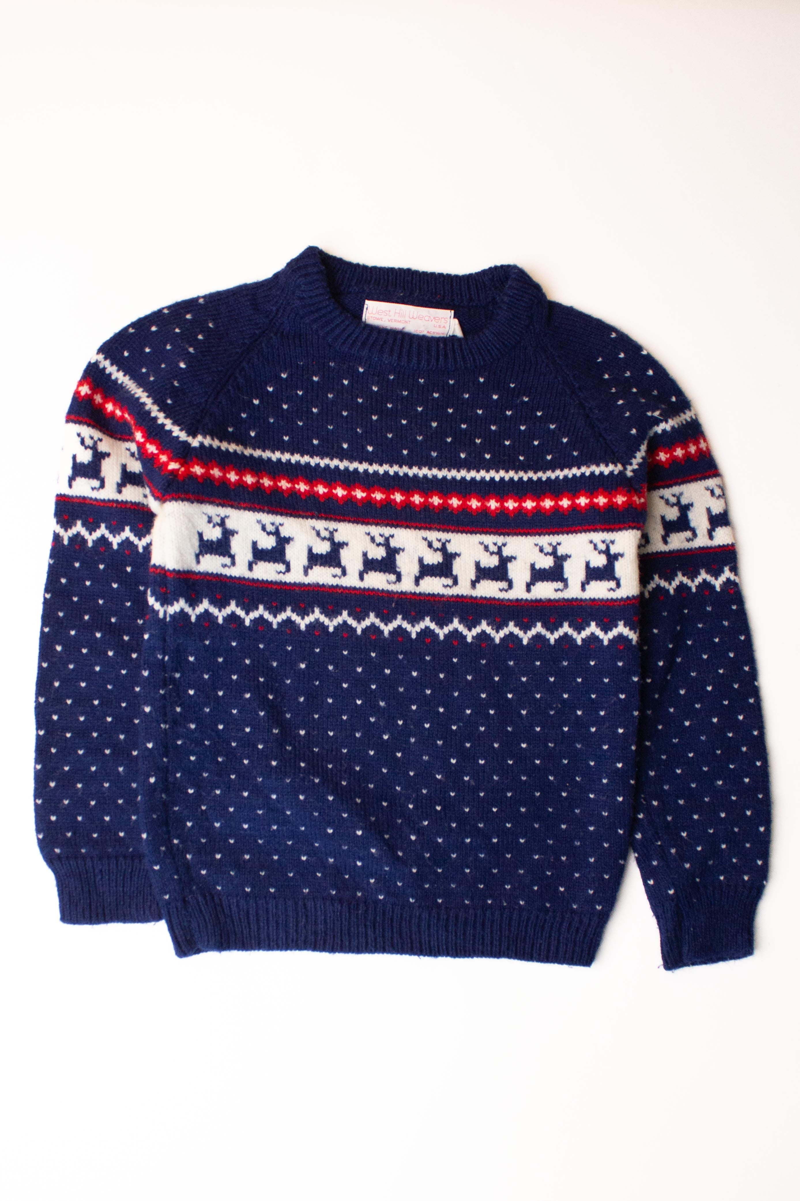 Kids Blue Ugly Christmas Pullover 63928