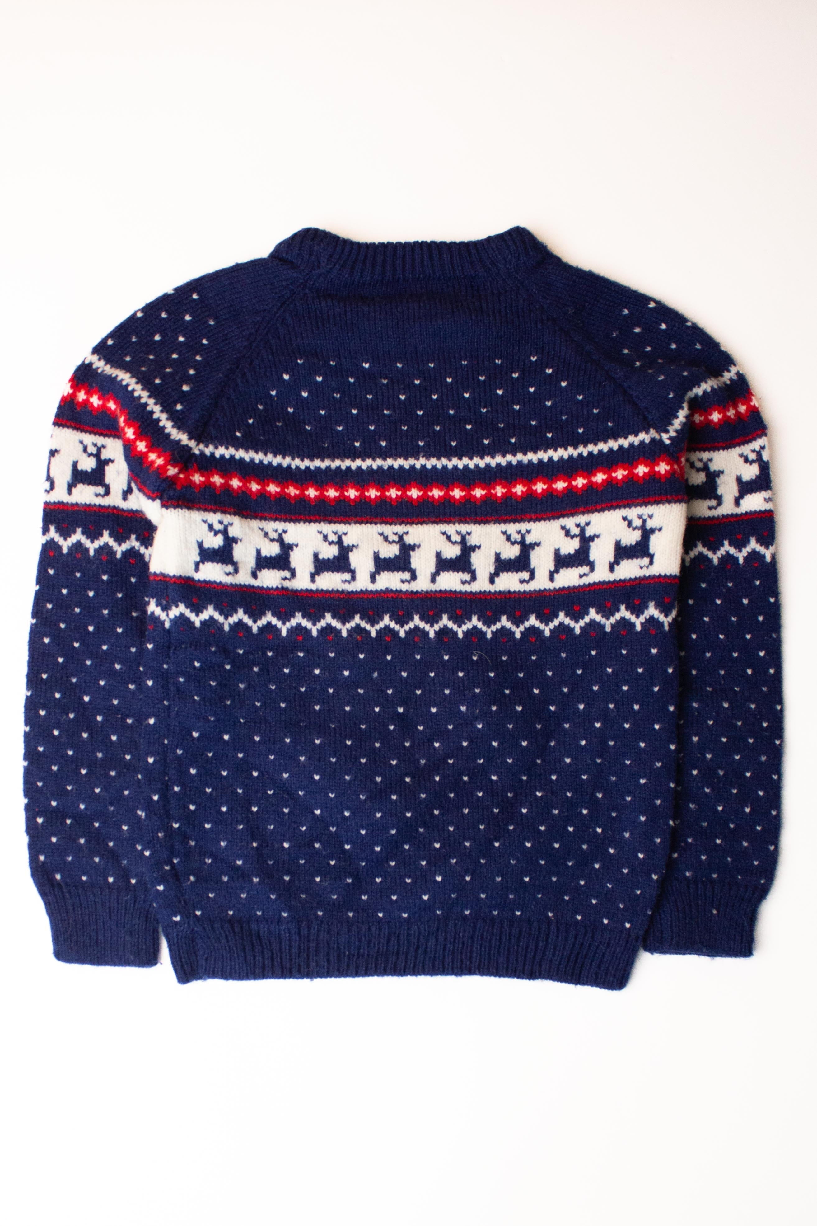 Kids Blue Ugly Christmas Pullover 63928