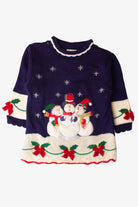 Kids Blue Ugly Christmas Pullover 63929