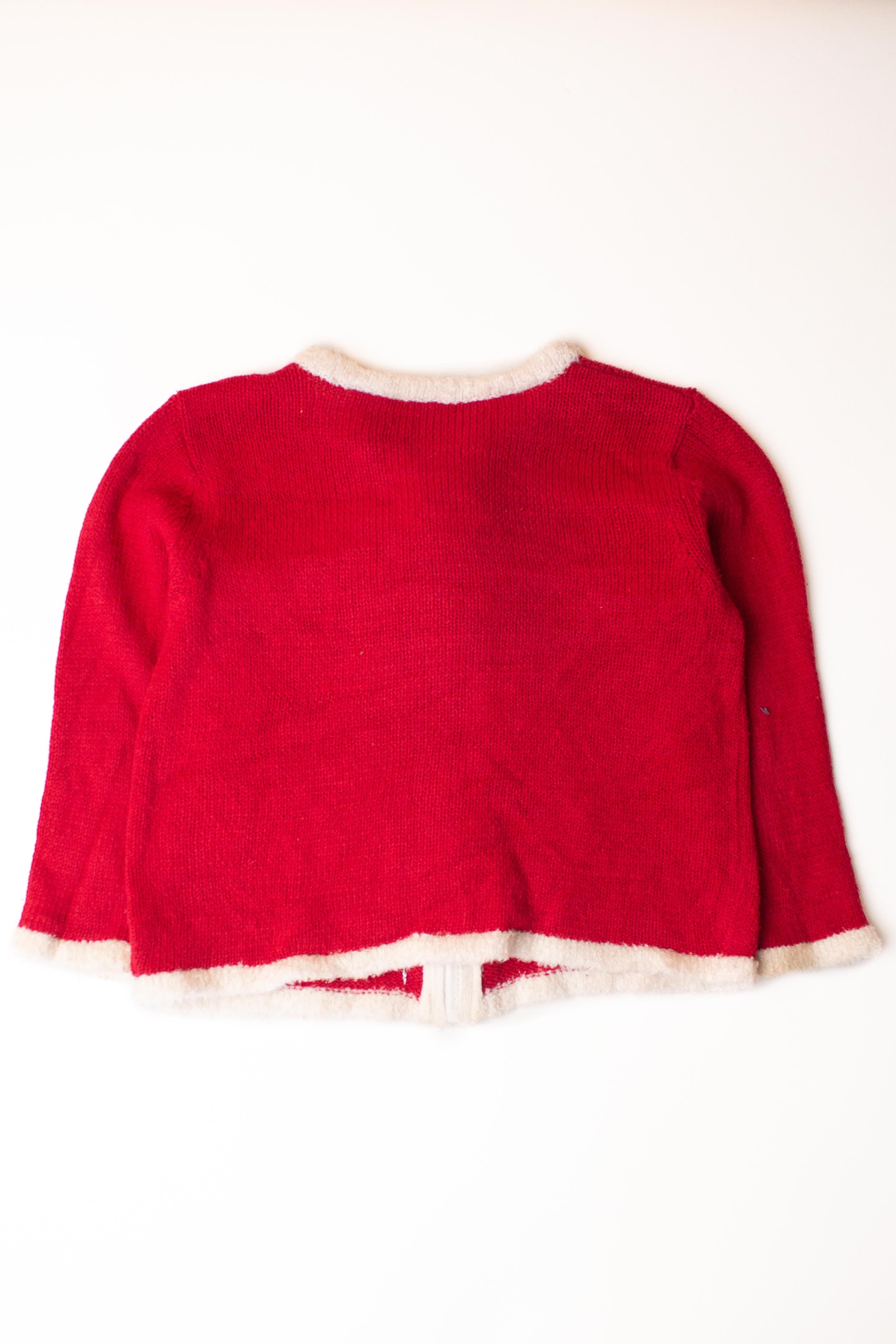 Kids Red Ugly Christmas Cardigan 63931
