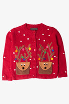 Kids Red Ugly Christmas Cardigan 63932
