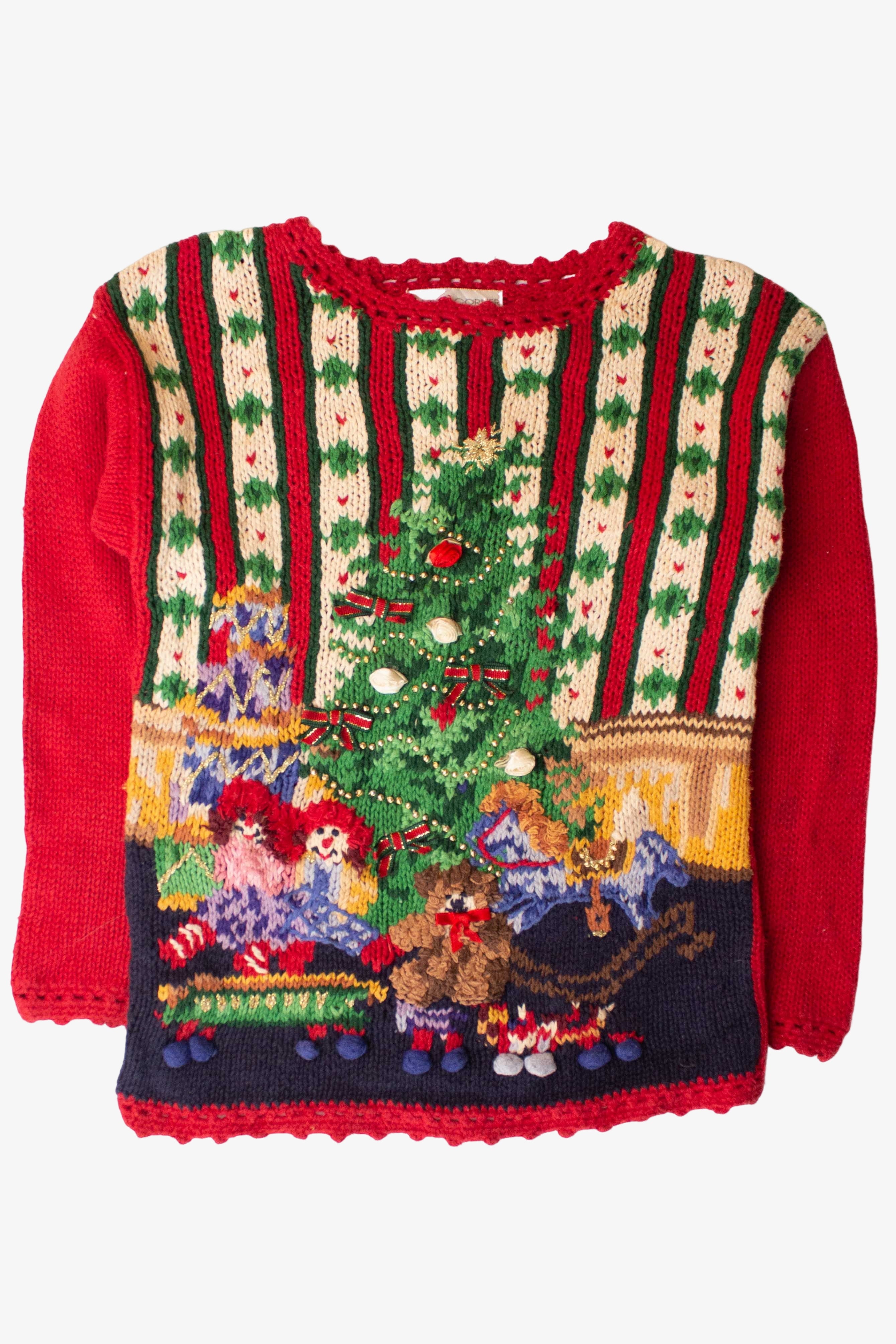 Kids Red Ugly Christmas Pullover 63933