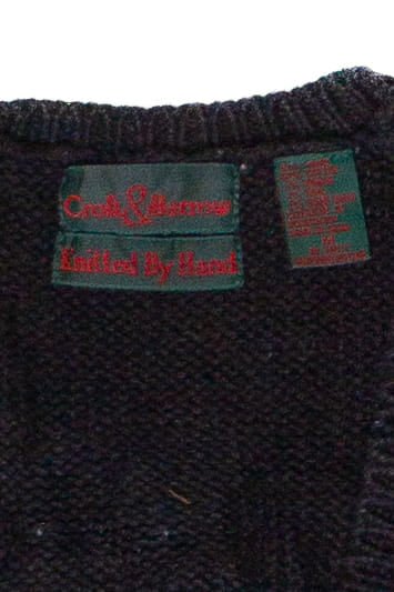 Vintage Holiday Bears Croft & Barrow Ugly Christmas Sweater Vest