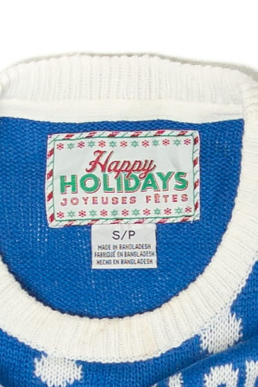 "When I Think Of You I Touch My Elf" Funny Ugly Christmas Pullover