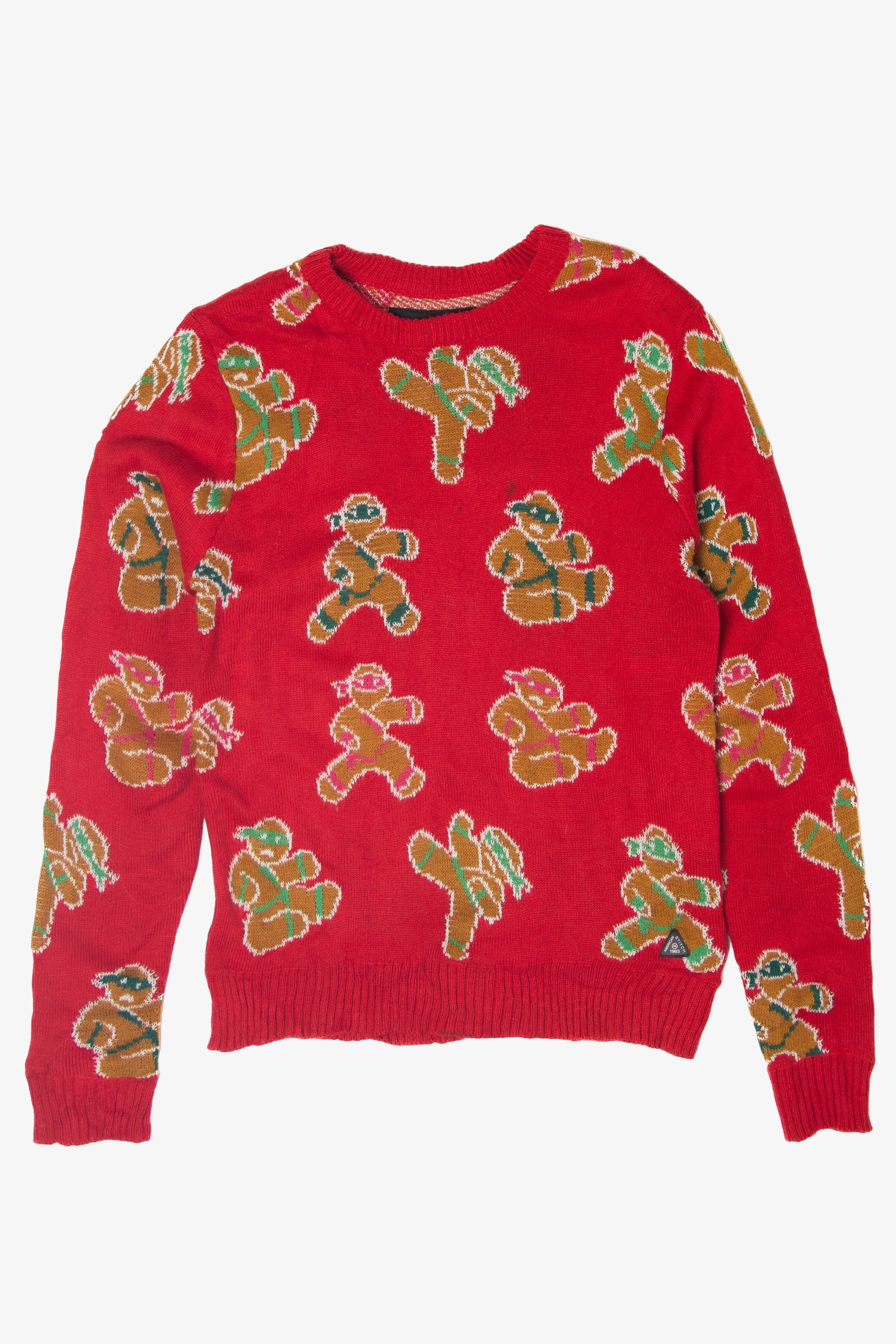 Ninja Gingerbread Ugly Christmas Sweater