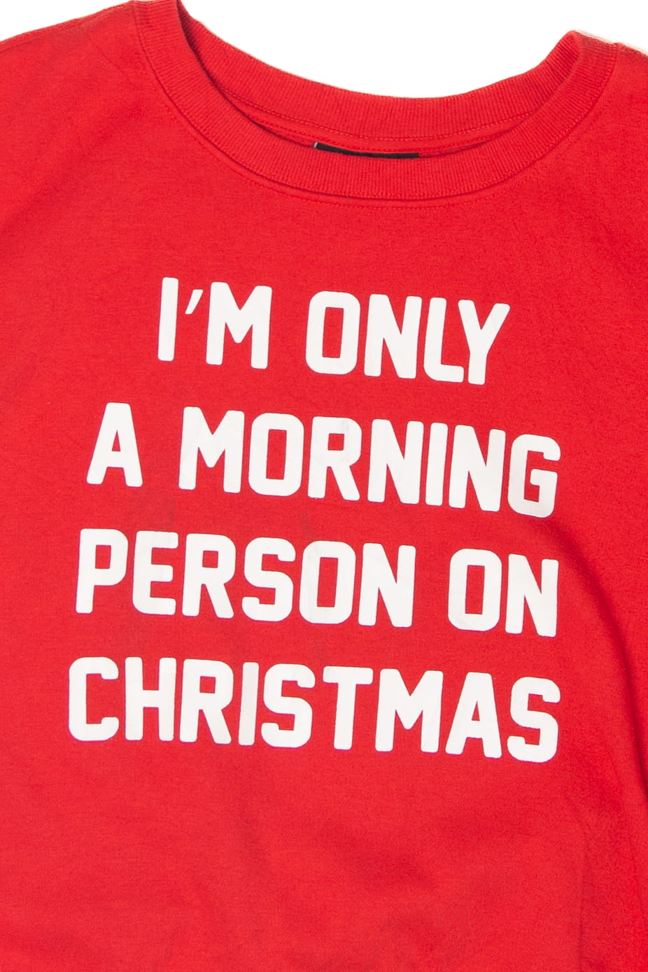 "I'm Only A Morning Person On Christmas" Ugly Christmas Sweater