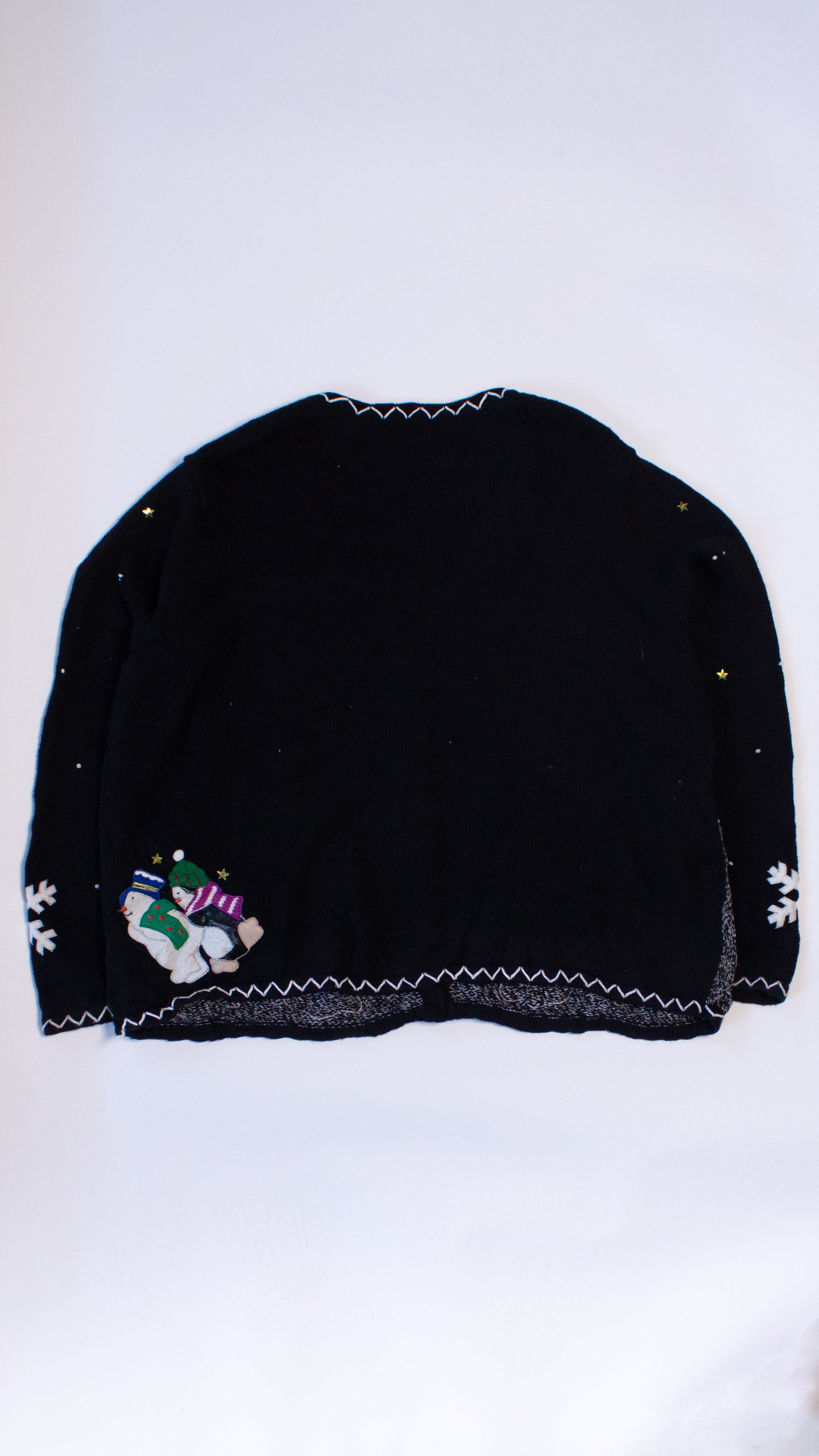Black Ugly Christmas Cardigan 63975
