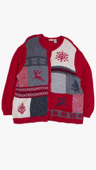 Red Ugly Christmas Cardigan 63976