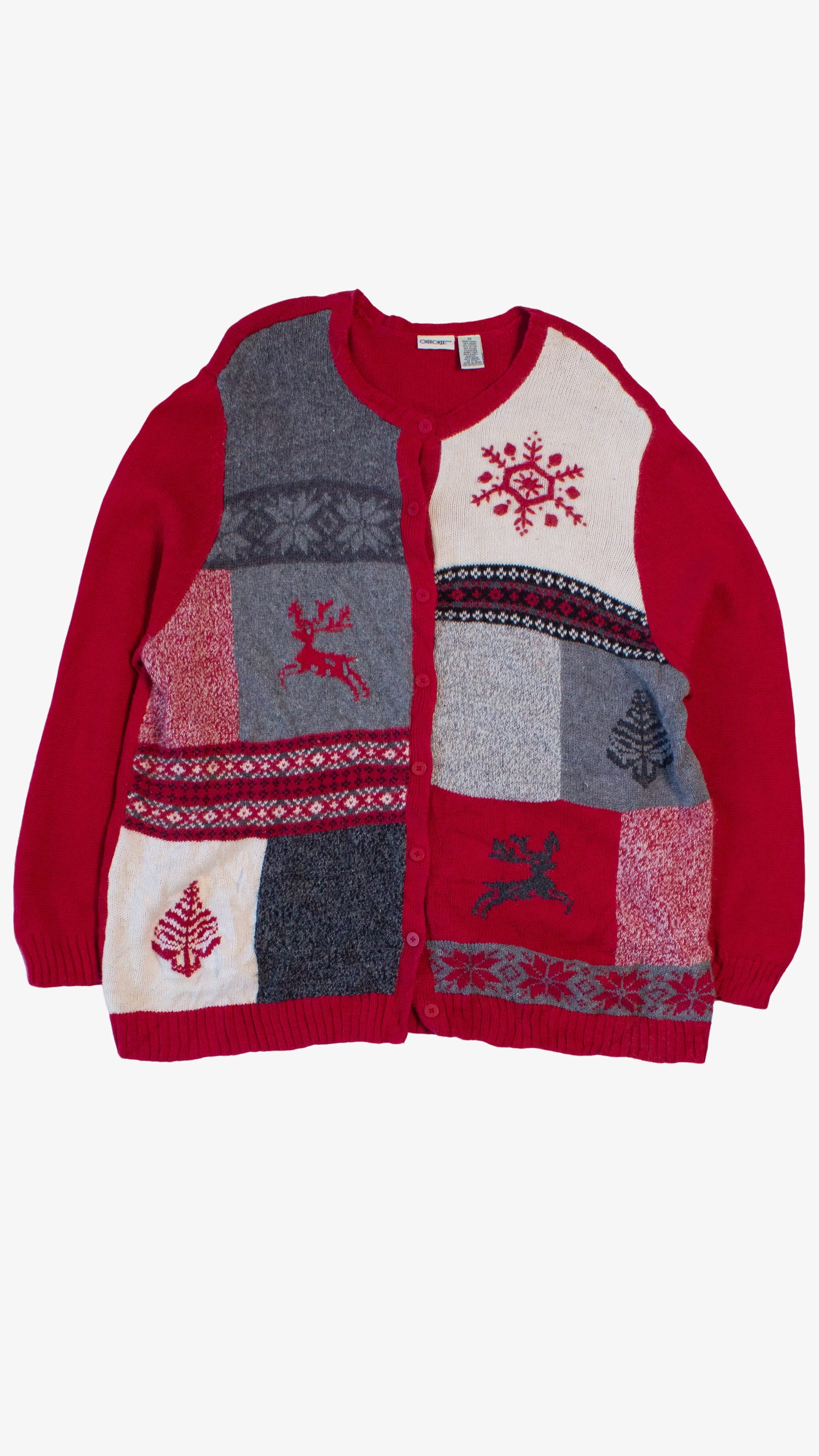 Red Ugly Christmas Cardigan 63976