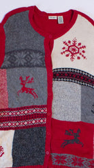 Red Ugly Christmas Cardigan 63976