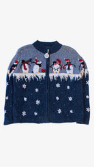Blue Ugly Christmas Cardigan 63978