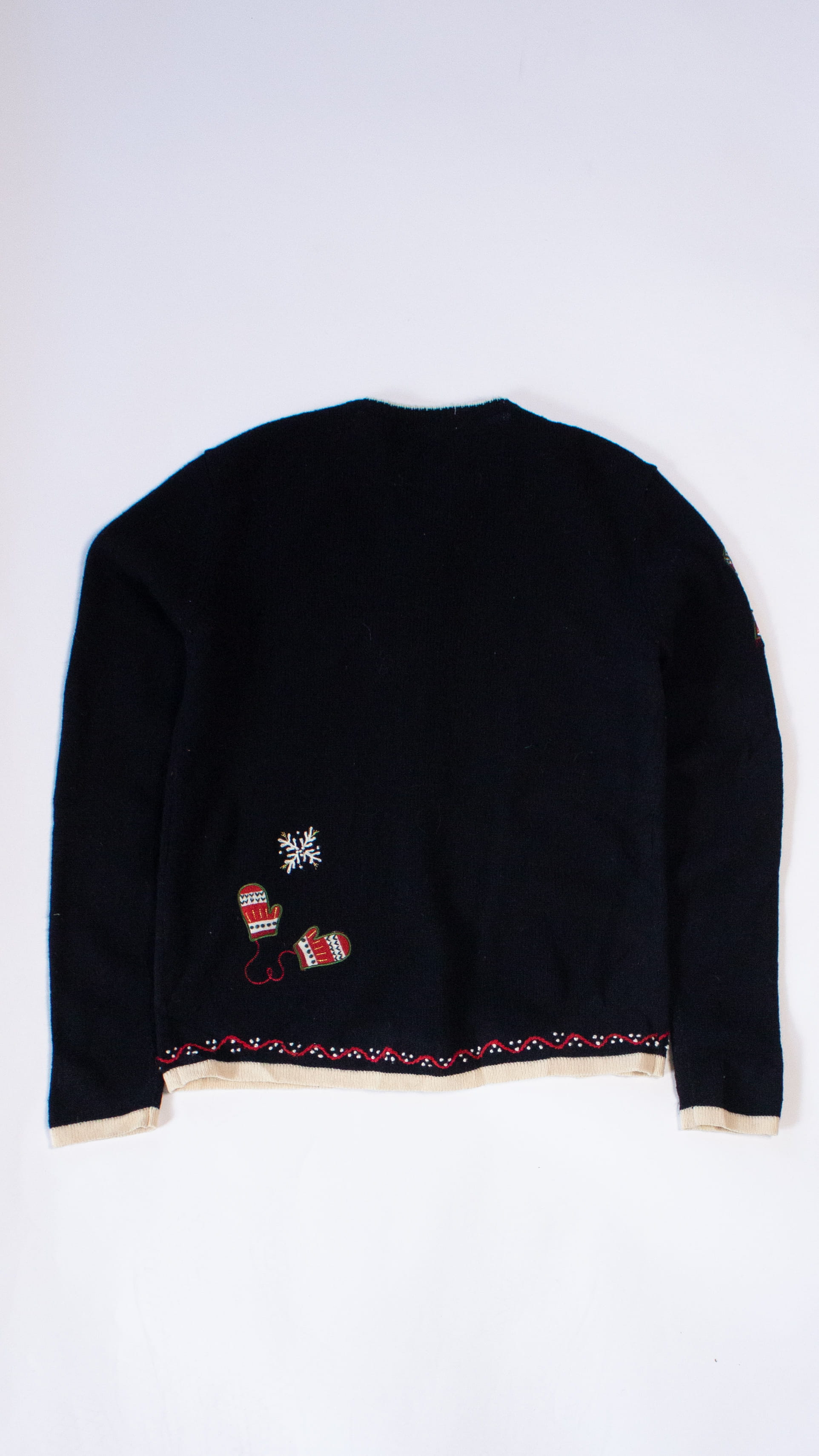Black Ugly Christmas Cardigan 63981