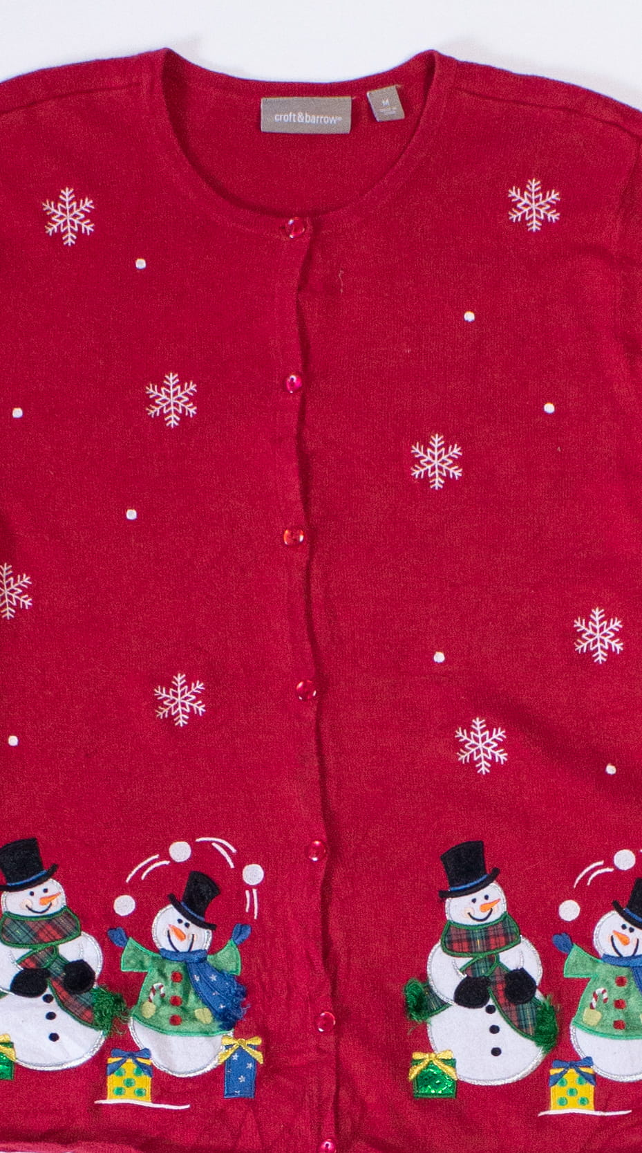 Red Ugly Christmas Cardigan 63982