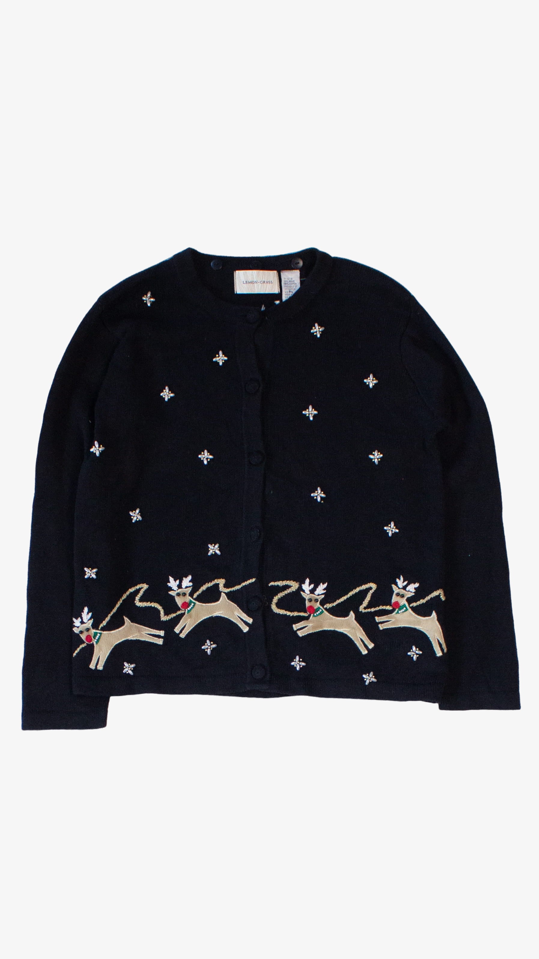 Black Ugly Christmas Cardigan 63983