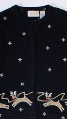 Black Ugly Christmas Cardigan 63983