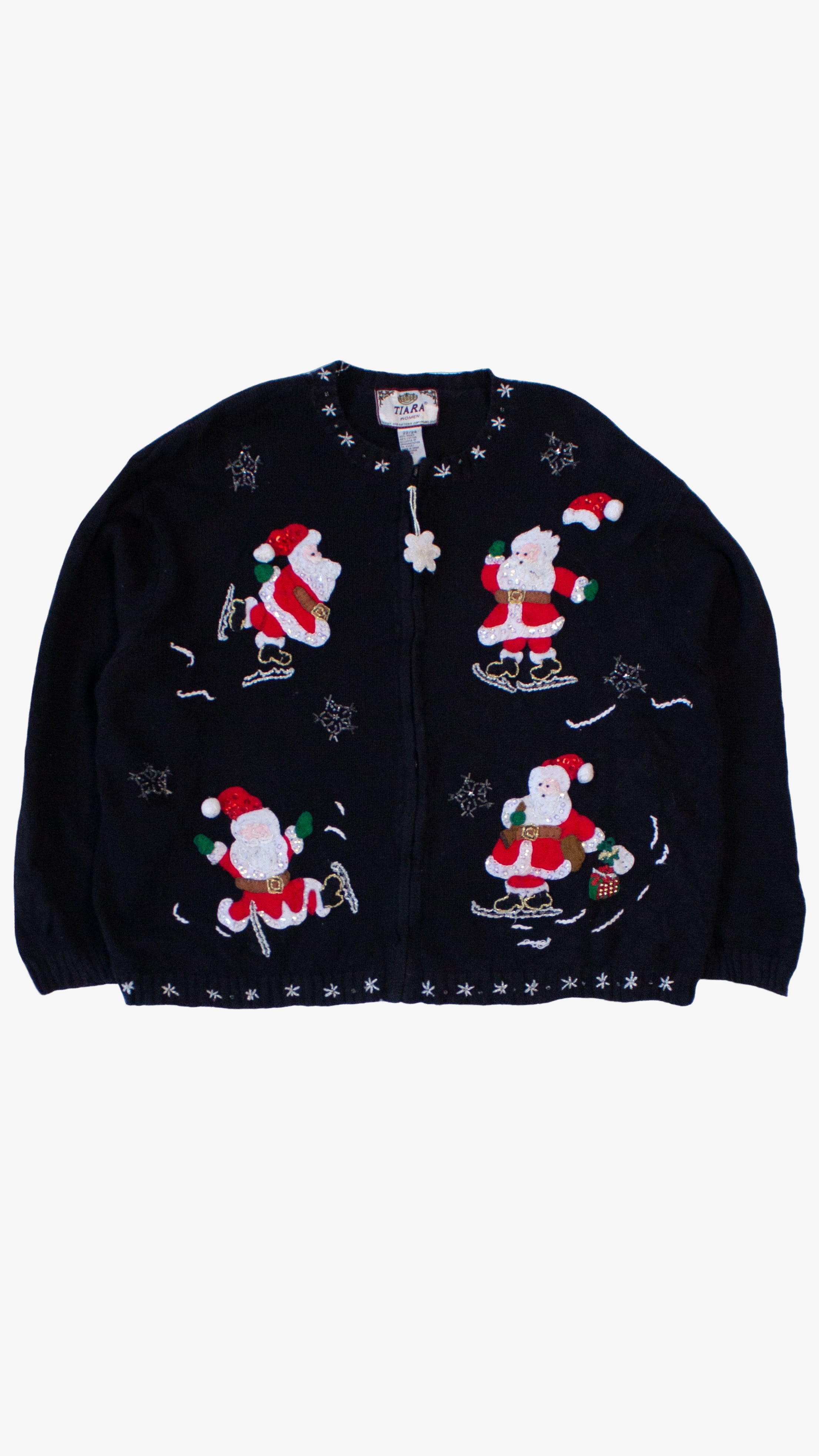 Black Ugly Christmas Cardigan 63984