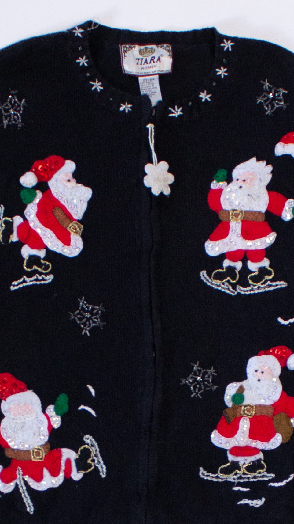 Black Ugly Christmas Cardigan 63984