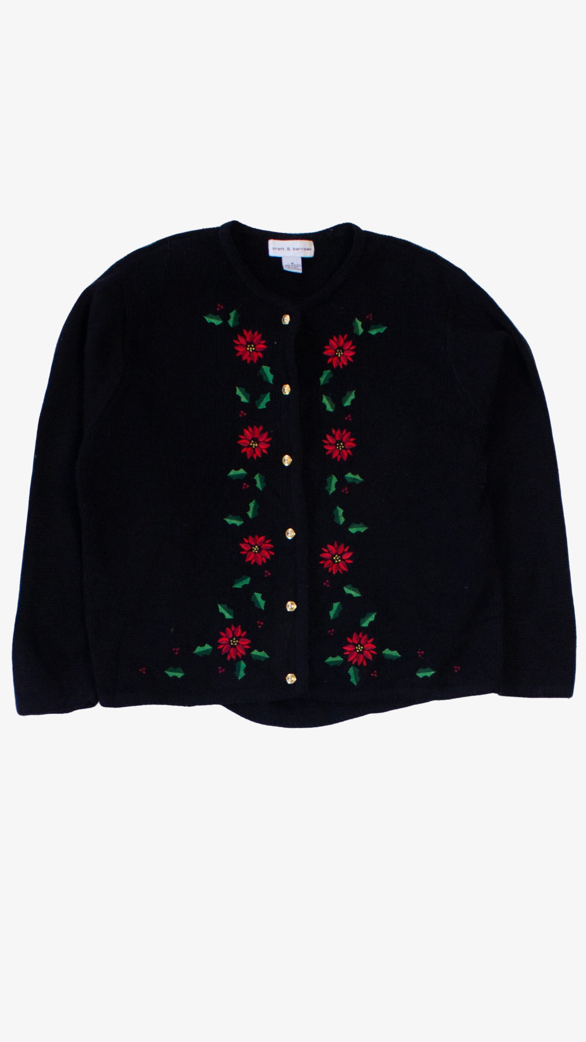 Black Ugly Christmas Cardigan 63986