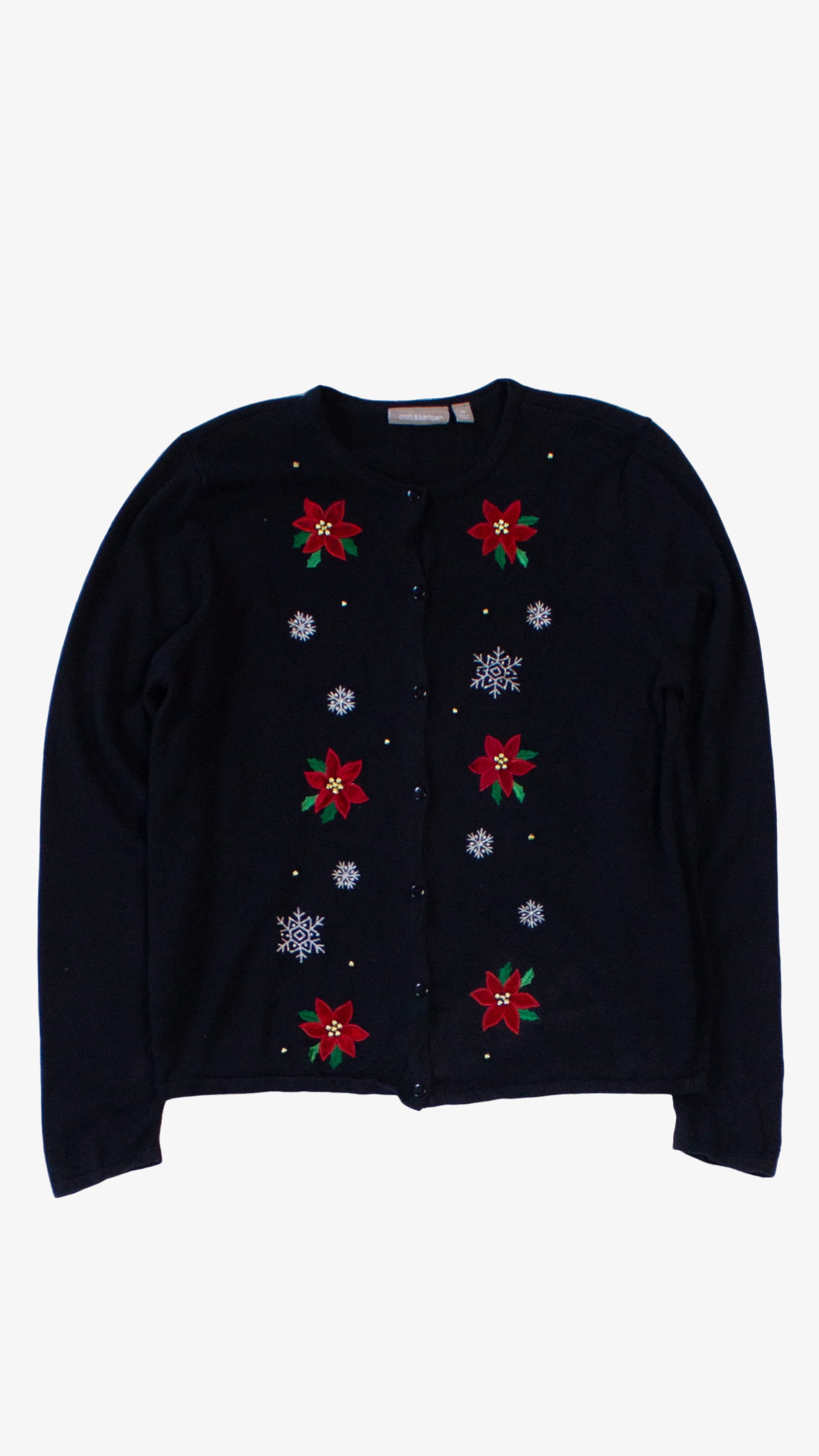 Black Ugly Christmas Cardigan 63987