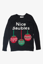 "Nice Baubles" Ugly Christmas Sweater 