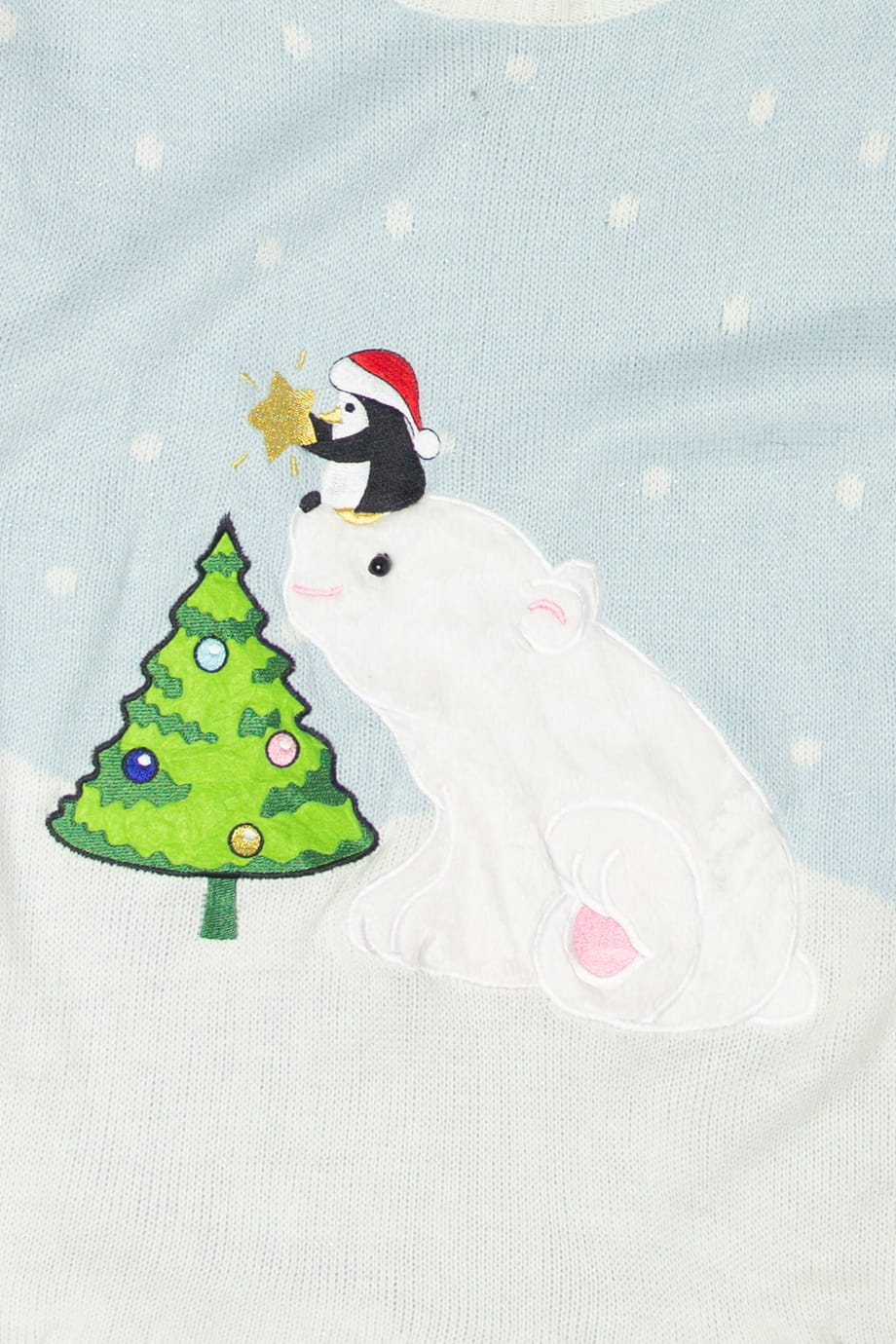 Penguin And Polar Bear Ugly Christmas Sweater