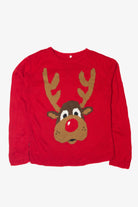Rudolph The Red Nose Reindeer Ugly Christmas Sweater