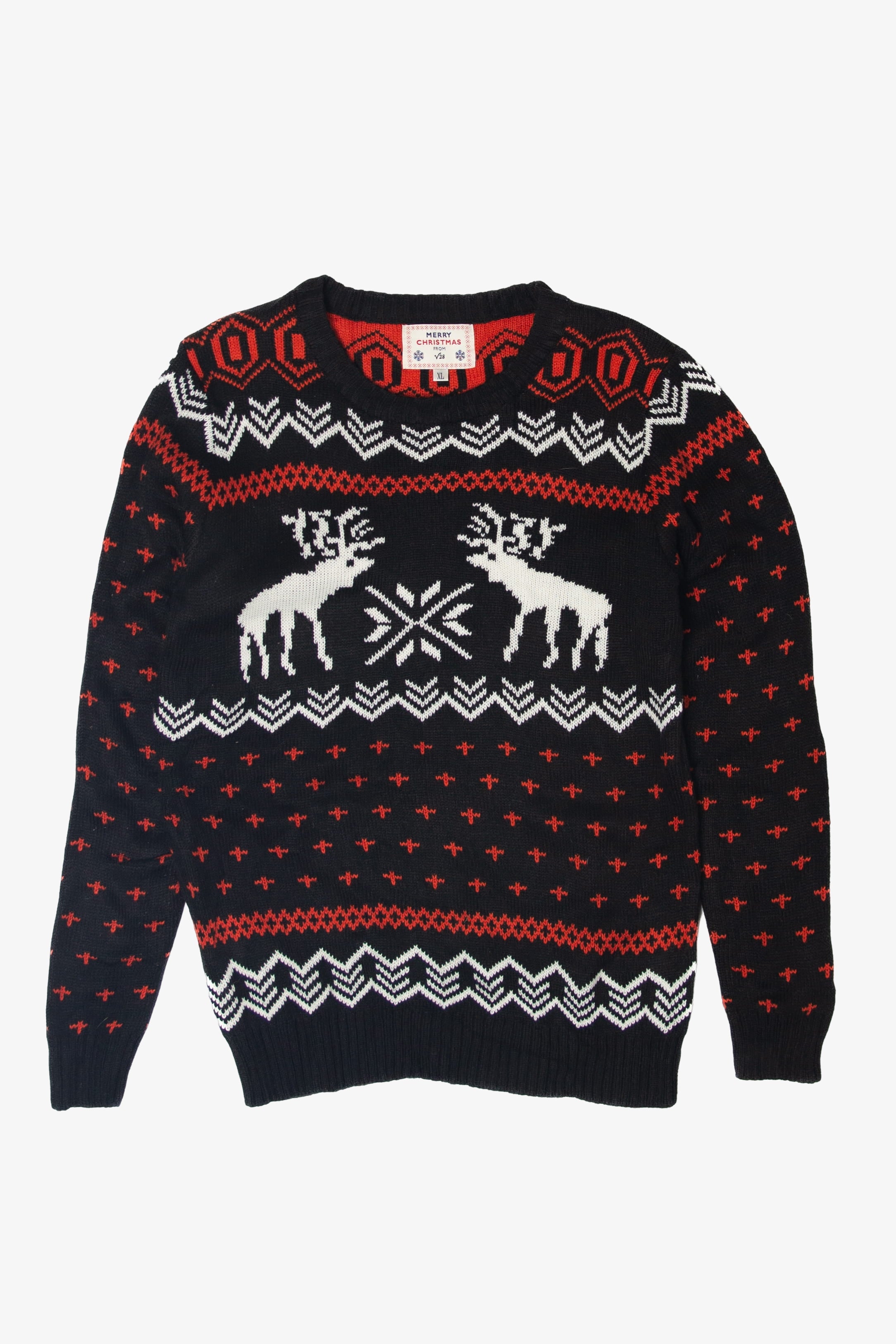 Merry Christmas Reindeer Ugly Christmas Sweater 
