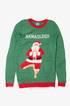 Santa "Namasleigh" Ugly Christmas Sweater 