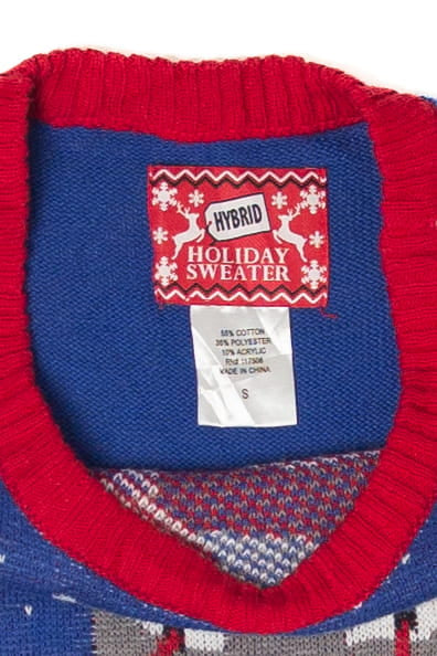 Reindeer laser Eyes Ugly Christmas Sweater