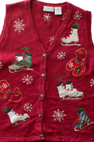 Red Ugly Christmas Vest 64013