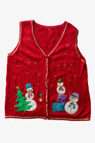 Red Ugly Christmas Vest 64014