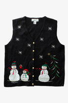 Black Ugly Christmas Vest 64015