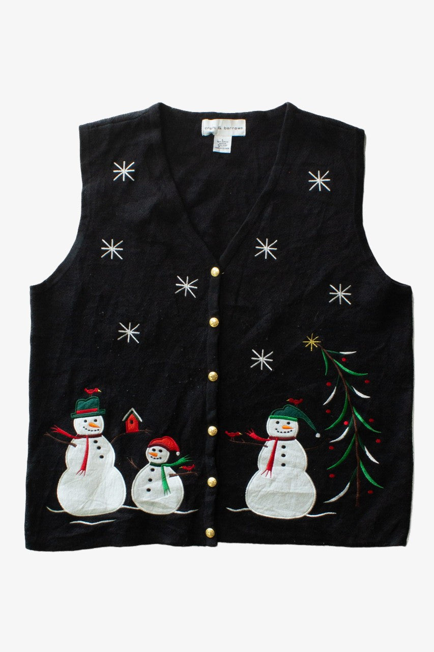 Black Ugly Christmas Vest 64015