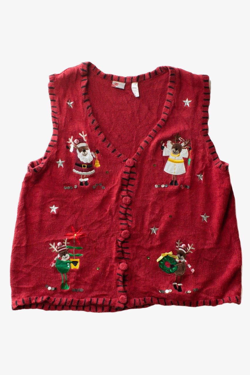 Red Ugly Christmas Vest 64018
