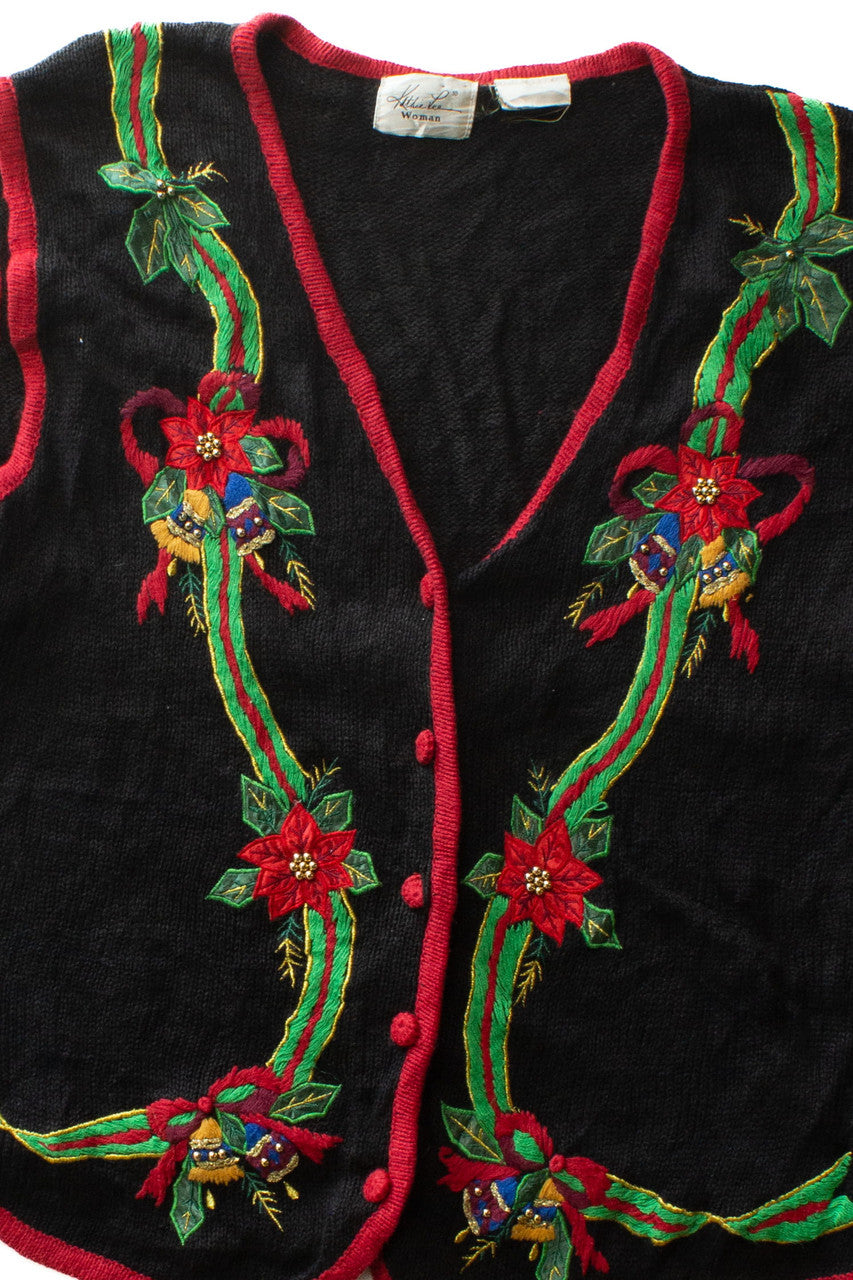 Black Ugly Christmas Vest 64023