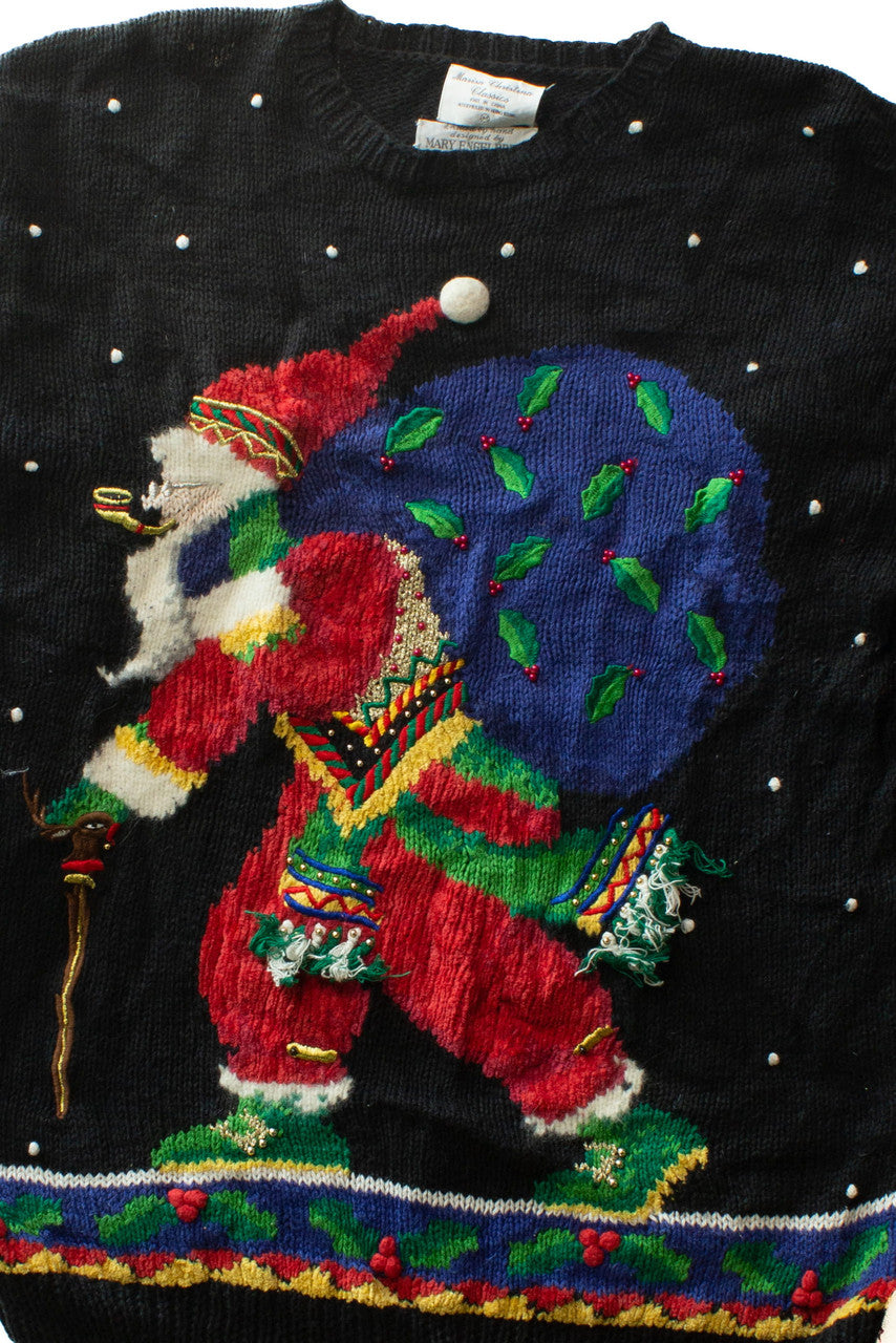 Black Ugly Christmas Pullover 64028