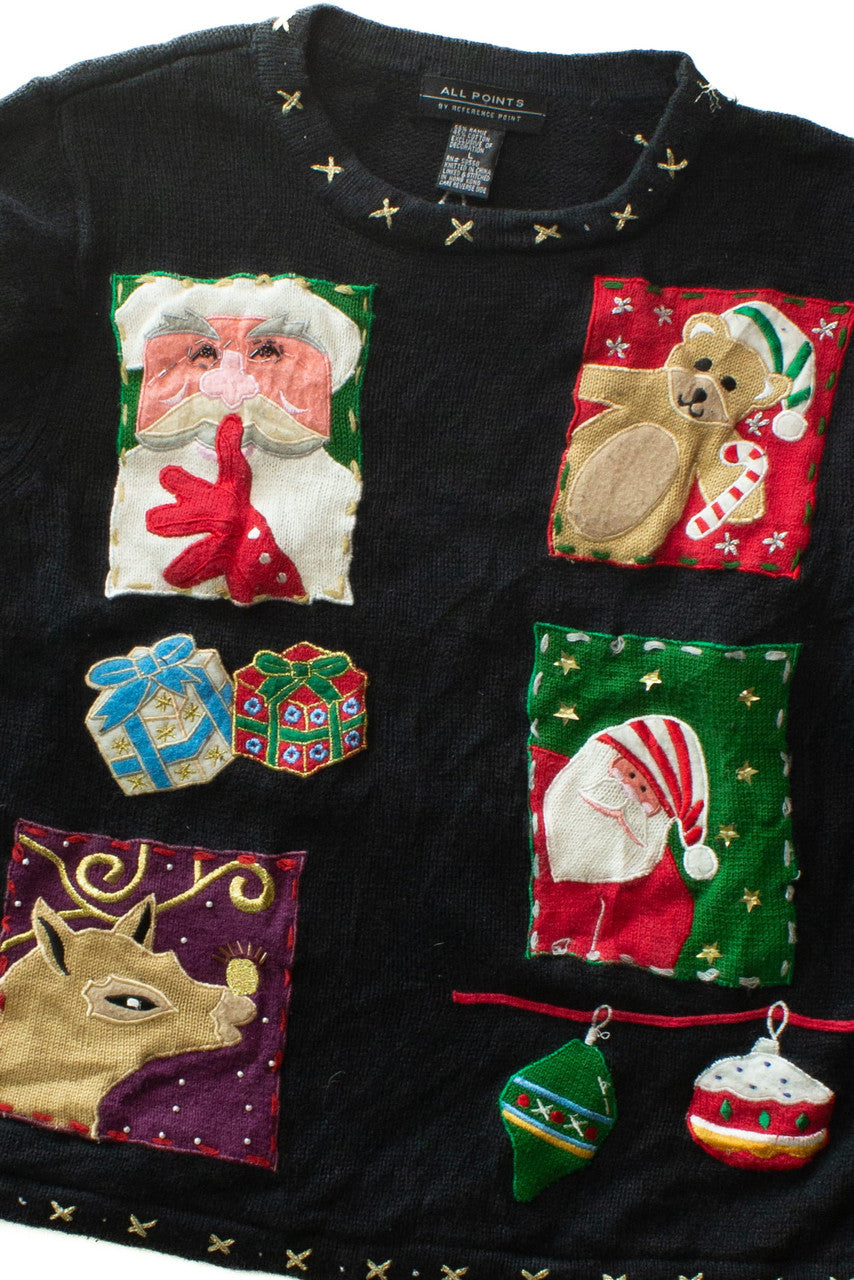 Black Ugly Christmas Pullover 64033