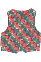 Vintage Handmade Quilted Double-Sided Ugly Christmas Vest 64046