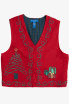 Karen Scott Ugly Christmas Sport Coat Vest 64047