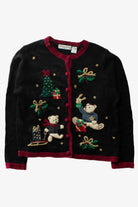 Black Ugly Christmas Cardigan 64049