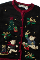 Black Ugly Christmas Cardigan 64049