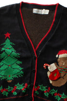 Black Ugly Christmas Cardigan 64052
