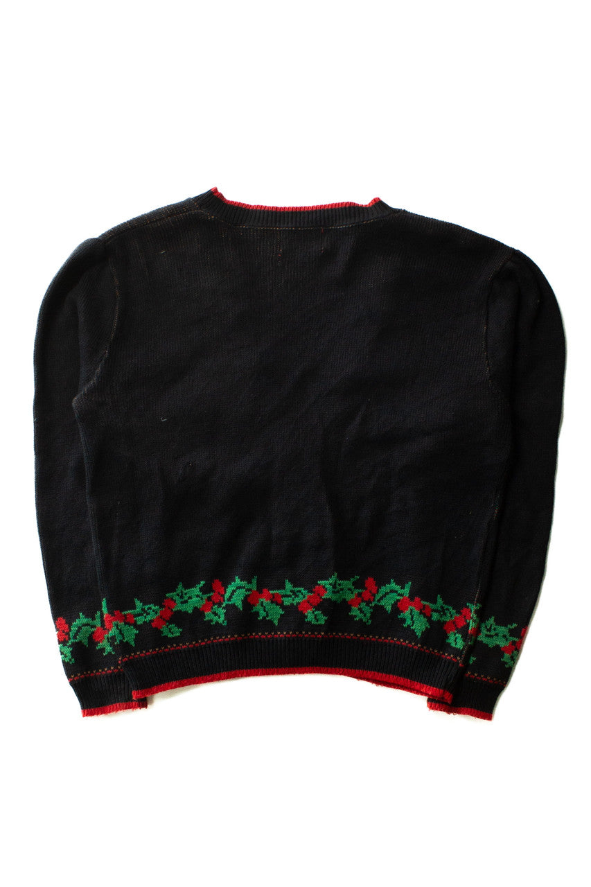 Black Ugly Christmas Cardigan 64052
