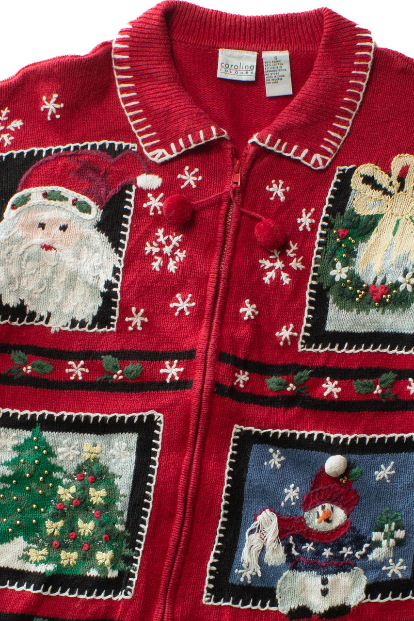 Red Ugly Christmas Cardigan 64053