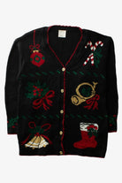 Black Ugly Christmas Cardigan 64057