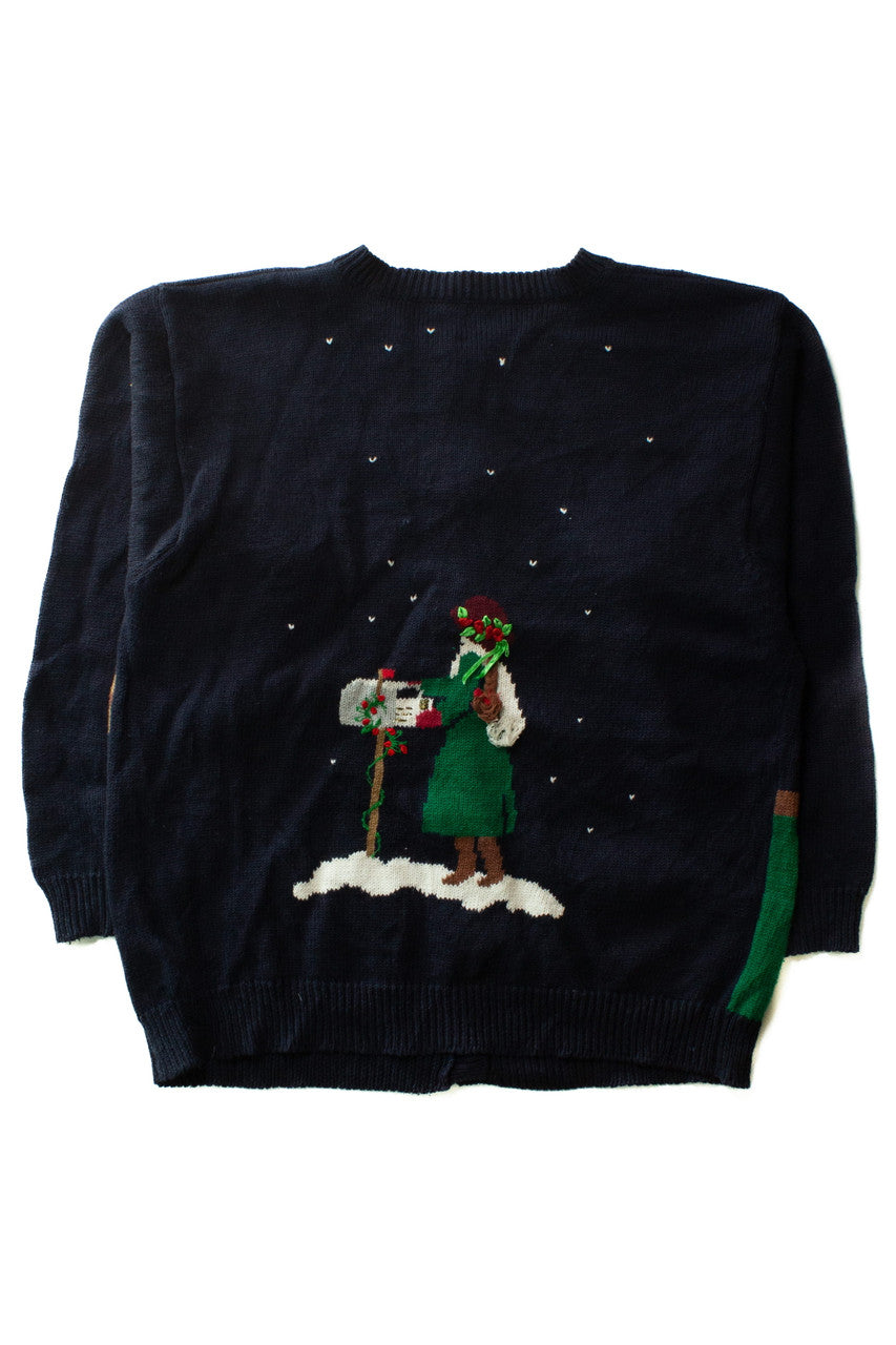 Black Ugly Christmas Cardigan 64058